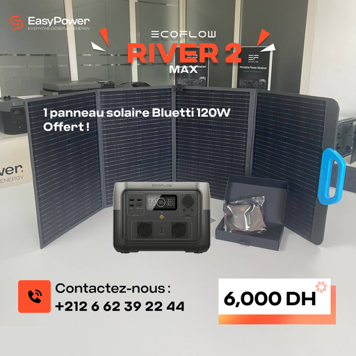 [BEX-000015] PROMOTION RIVER 2 MAX + 1 PANNEAUX SOLAIRE 200W 